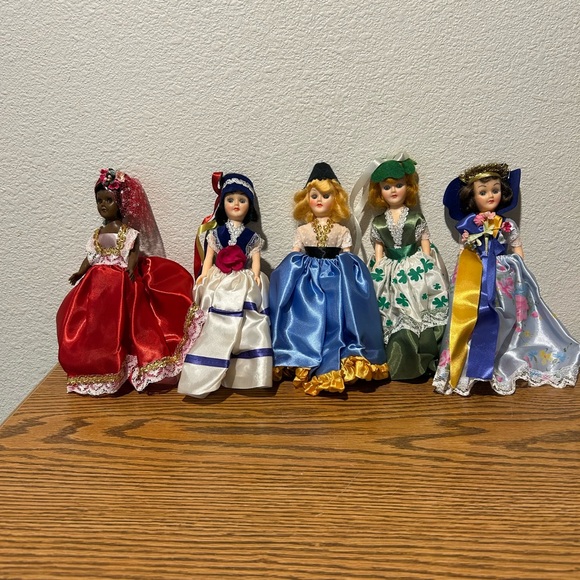 Arco Other - Five Vintage Arco Dolls in Colorful Dresses From Different Countries “1970”
